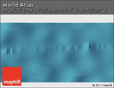 Satellite 3D Map of the Area around 18° 31' 34" S, 161° 25' 30" W