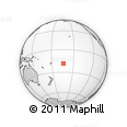 Outline Map of the Area around 18° 31' 34" S, 163° 58' 29" W, rectangular outline
