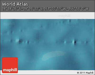 Satellite 3D Map of the Area around 18° 31' 34" S, 167° 22' 30" W