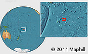 Satellite Location Map of the area around 18° 31' 34" S, 168° 13' 29" W