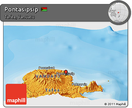 Political Panoramic Map of Pontasipsip