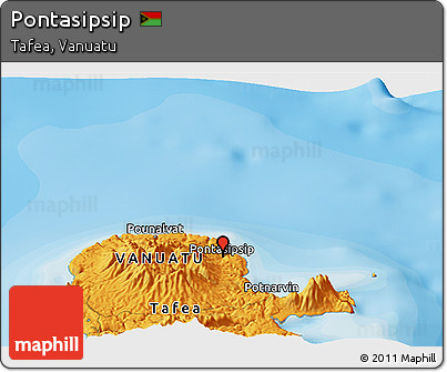 Political Panoramic Map of Pontasipsip