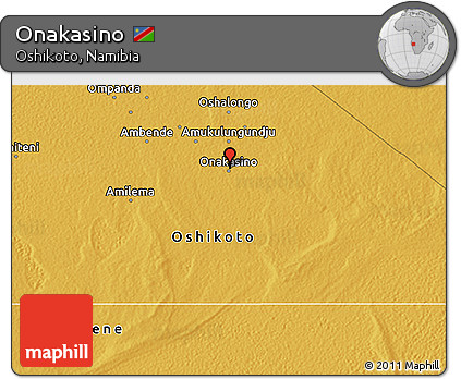 Physical 3D Map of Onakasino
