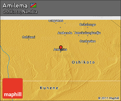 Physical 3D Map of Amilema