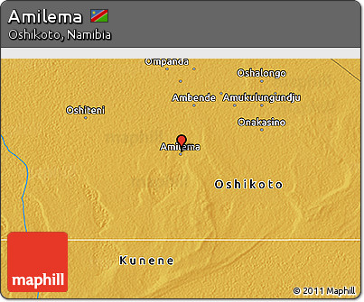 Physical 3D Map of Amilema