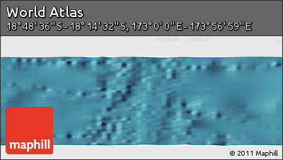 Satellite Panoramic Map of the Area around 18° 31' 34" S, 173° 28' 29" E
