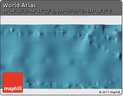 Satellite 3D Map of the Area around 18° 31' 34" S, 174° 19' 29" E