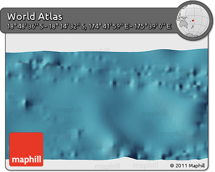 Satellite 3D Map of the Area around 18° 31' 34" S, 175° 10' 30" E