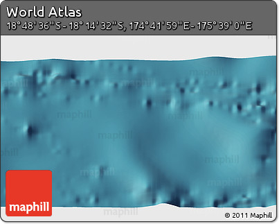 Satellite 3D Map of the Area around 18° 31' 34" S, 175° 10' 30" E