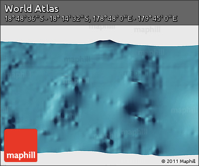 Satellite 3D Map of the Area around 18° 31' 34" S, 179° 16' 30" E