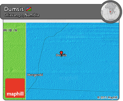 Political 3D Map of Dumsis