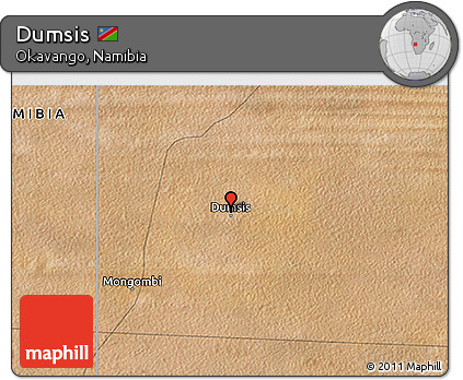 Satellite 3D Map of Dumsis