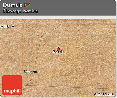 Satellite 3D Map of Dumsis