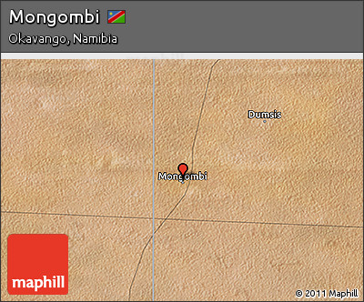 Satellite 3D Map of Mongombi