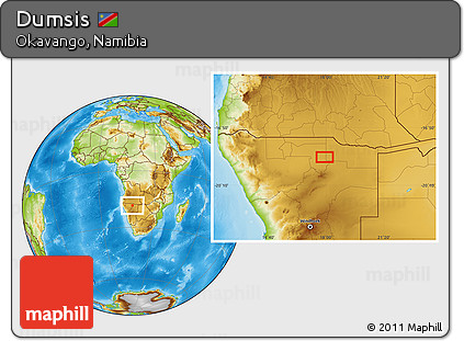 Physical Location Map of Dumsis