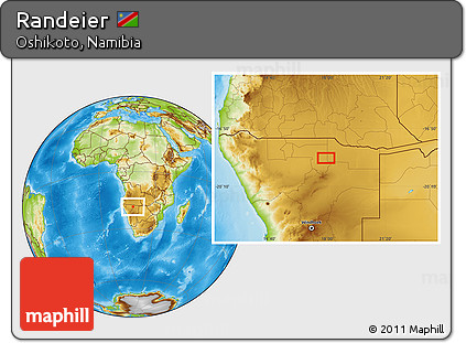 Physical Location Map of Randeier