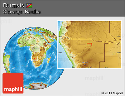 Physical Location Map of Dumsis