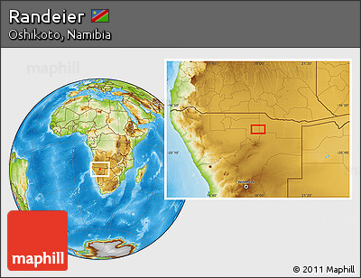 Physical Location Map of Randeier