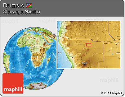 Physical Location Map of Dumsis