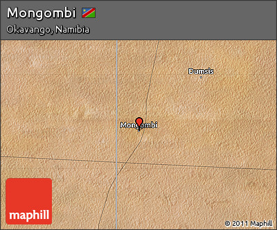 Satellite Map of Mongombi
