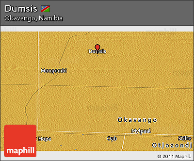 Physical Panoramic Map of Dumsis
