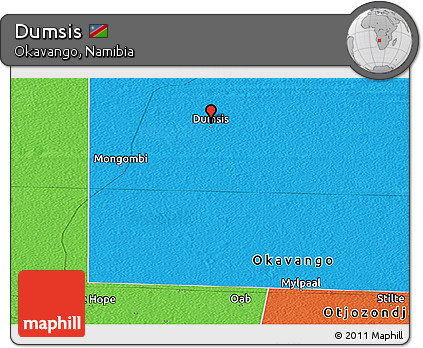 Political Panoramic Map of Dumsis