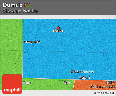 Political Panoramic Map of Dumsis