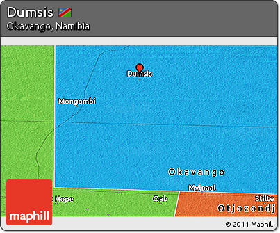 Political Panoramic Map of Dumsis