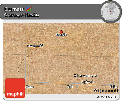 Satellite Panoramic Map of Dumsis