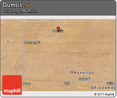 Satellite Panoramic Map of Dumsis