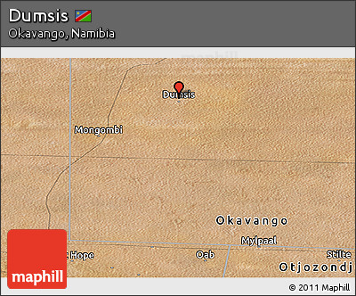 Satellite Panoramic Map of Dumsis