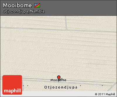 Shaded Relief 3D Map of Mooibome