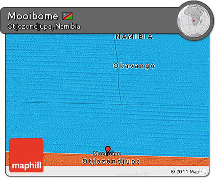 Political Panoramic Map of Mooibome