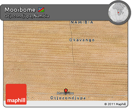 Satellite Panoramic Map of Mooibome