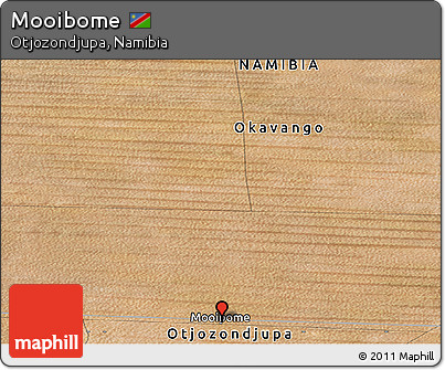 Satellite Panoramic Map of Mooibome