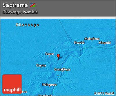 Political 3D Map of Sapirama