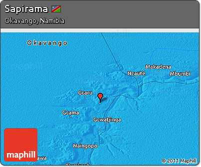 Political 3D Map of Sapirama