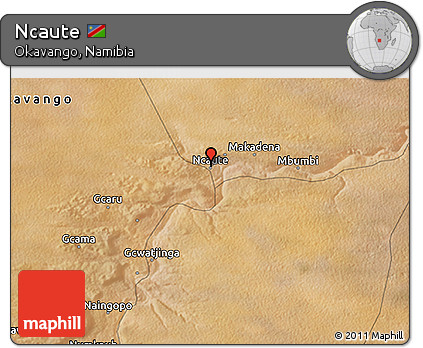 Satellite 3D Map of Ncaute