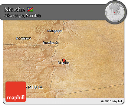 Satellite 3D Map of Ncushe