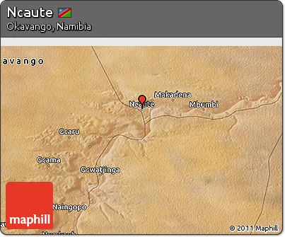 Satellite 3D Map of Ncaute