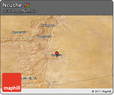Satellite 3D Map of Ncushe