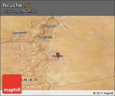 Satellite 3D Map of Ncushe