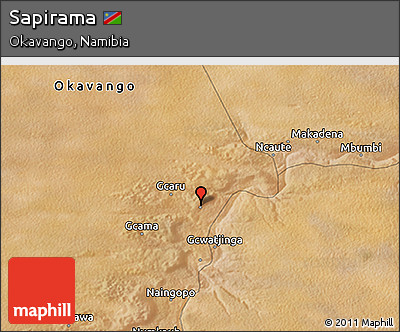 Satellite 3D Map of Sapirama