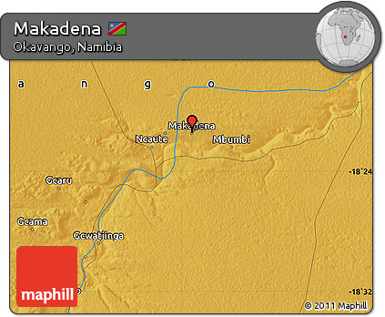 Physical Map of Makadena
