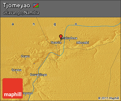 Physical Map of Tjomeyao
