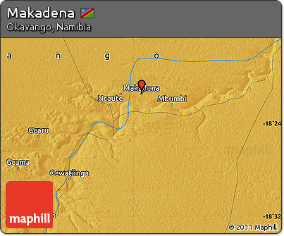 Physical Map of Makadena