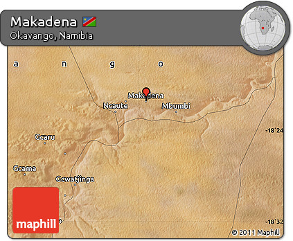 Satellite Map of Makadena