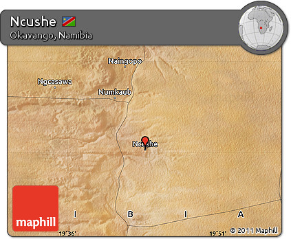 Satellite Map of Ncushe