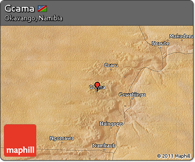 Satellite Map of Gcama