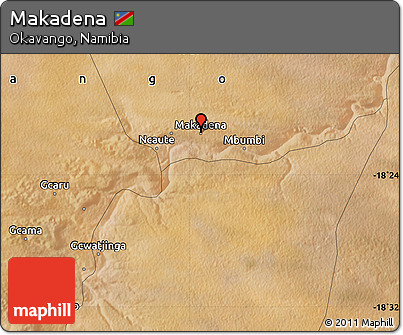 Satellite Map of Makadena